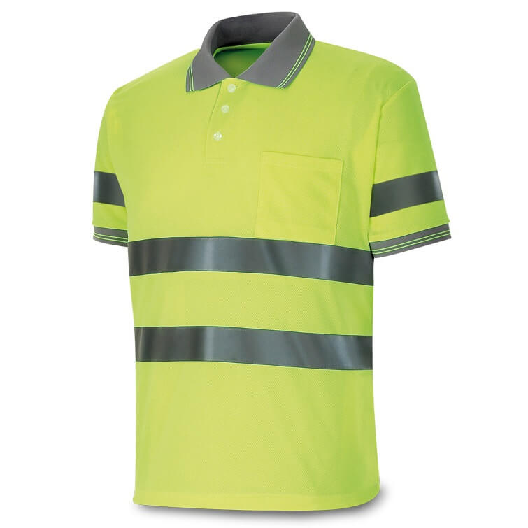 Polo manga corta alta visibilidad amarillo 1288-POLFNY - Referencia 1288-POLFNY
